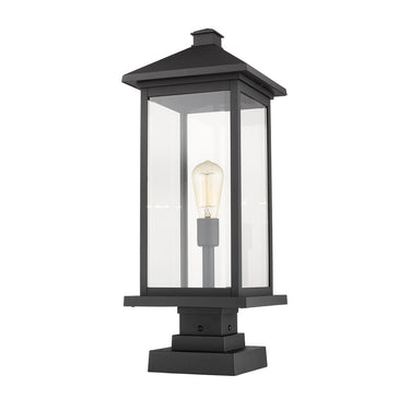 Z-Lite 25" High Portland 1 Light Outdoor Pier Mounted Fixture image 6