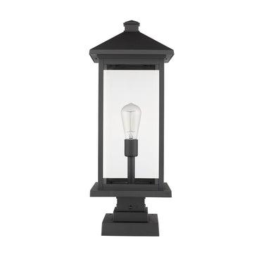 Z-Lite 25" High Portland 1 Light Outdoor Pier Mounted Fixture image 8
