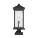 Z-Lite 25" High Portland 1 Light Outdoor Pier Mounted Fixture image 9