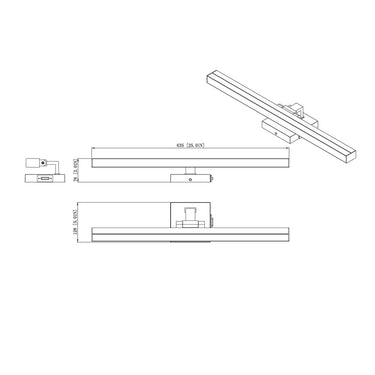 Z-Lite 25" Liam 1 Light Vanity Light image 28