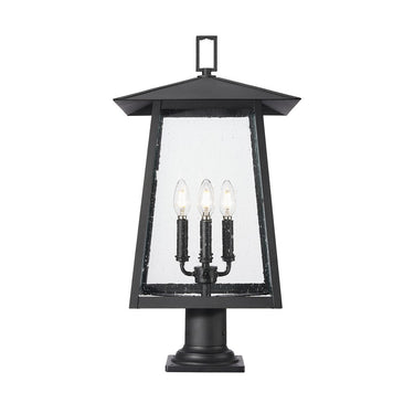 Z-Lite 26.25" High Rainer 4 Light Outdoor Pier Mounted Fixture image 2