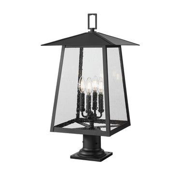 Z-Lite 26.25" High Rainer 4 Light Outdoor Pier Mounted Fixture image