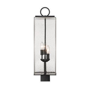 Z-Lite 26.25" High Sana 3 Light Outdoor Post Mount Fixture image 1