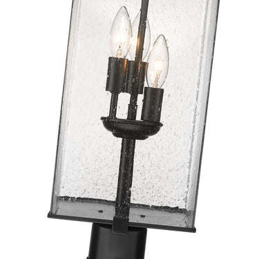 Z-Lite 26.5" High Sana 3 Light Outdoor Post Mount Fixture image 3