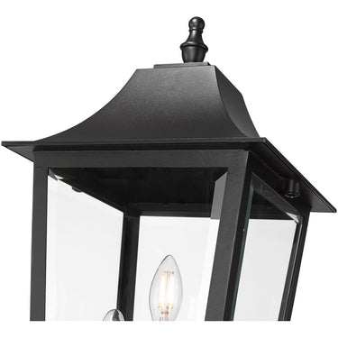 Z-Lite 26.75" High Gannon 3 Light Outdoor Post Mount Fixture image 3