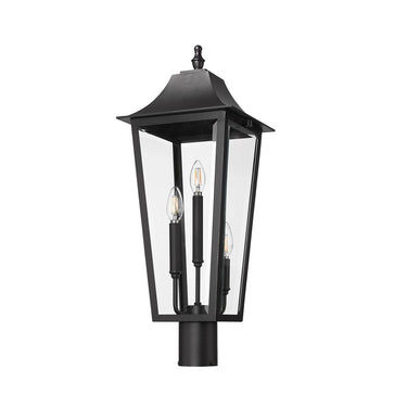 Z-Lite 26.75" High Gannon 3 Light Outdoor Post Mount Fixture image 4