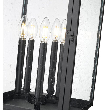 Z-Lite 26.75" High Hartwell 5 Light Outdoor Post Mount Fixture image 3