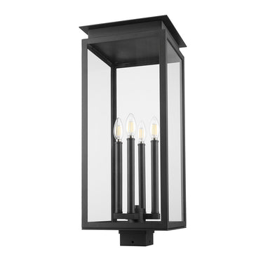 Z-Lite 26.75" High Nova 4 Light Outdoor Post Mount Fixture image 4