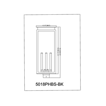 Z-Lite 26.75" High Nova 4 Light Outdoor Post Mount Fixture image 5