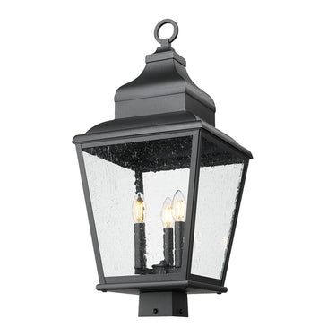 Z-Lite 26.75" High Raphael 3 Light Outdoor Post Mount Fixture image 2
