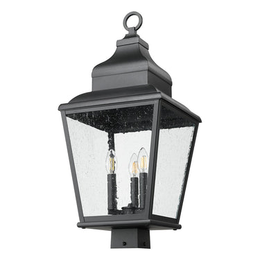 Z-Lite 26.75" High Raphael 3 Light Outdoor Post Mount Fixture image 4