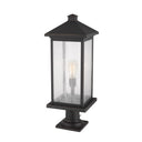 Z-Lite 26" High Portland 1 Light Outdoor Pier Mounted Fixture image 3