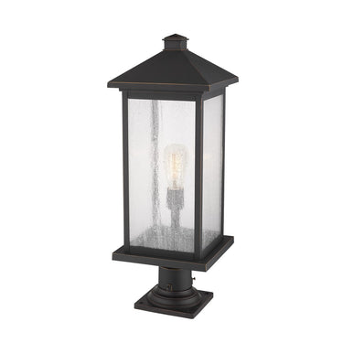 Z-Lite 26" High Portland 1 Light Outdoor Pier Mounted Fixture image 3