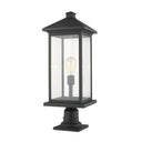 Z-Lite 26" High Portland 1 Light Outdoor Pier Mounted Fixture image 4