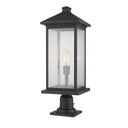 Z-Lite 26" High Portland 1 Light Outdoor Pier Mounted Fixture image 5