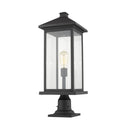 Z-Lite 26" High Portland 1 Light Outdoor Pier Mounted Fixture image 6