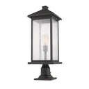 Z-Lite 26" High Portland 1 Light Outdoor Pier Mounted Fixture image 7