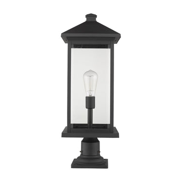 Z-Lite 26" High Portland 1 Light Outdoor Pier Mounted Fixture image 8