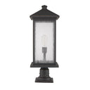 Z-Lite 26" High Portland 1 Light Outdoor Pier Mounted Fixture image 9