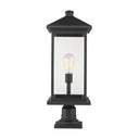 Z-Lite 26" High Portland 1 Light Outdoor Pier Mounted Fixture image