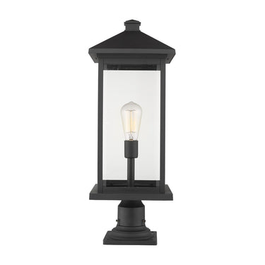 Z-Lite 26" High Portland 1 Light Outdoor Pier Mounted Fixture image