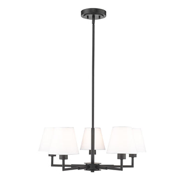 Z-Lite 26" Leila 5 Light Chandelier image 2
