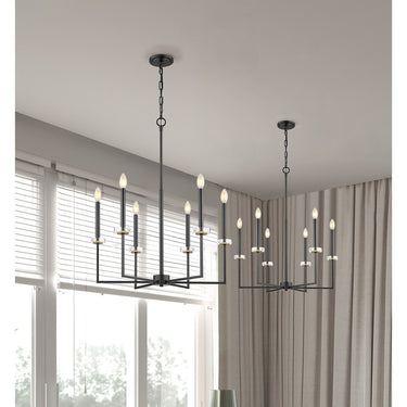 Z-Lite 27.25" Gaultier 6 Light Chandelier image 10
