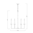 Z-Lite 27.25" Gaultier 6 Light Chandelier image 14