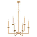 Z-Lite 27.25" Gaultier 6 Light Chandelier image 3