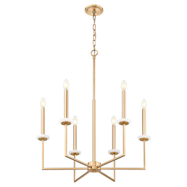 Z-Lite 27.25" Gaultier 6 Light Chandelier image 3