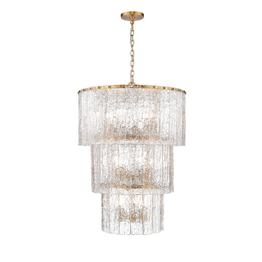 Z-Lite 27.5" Glacier 12 Light Chandelier image 1