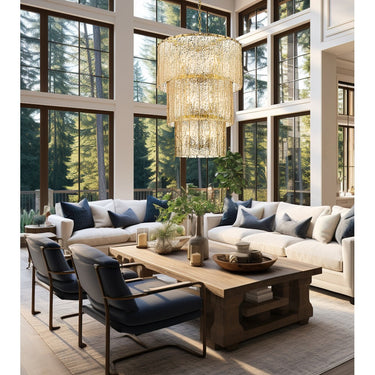 Z-Lite 27.5" Glacier 12 Light Chandelier image 11