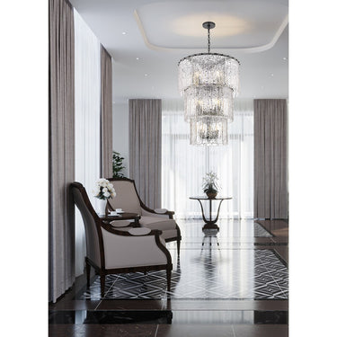 Z-Lite 27.5" Glacier 12 Light Chandelier image 12
