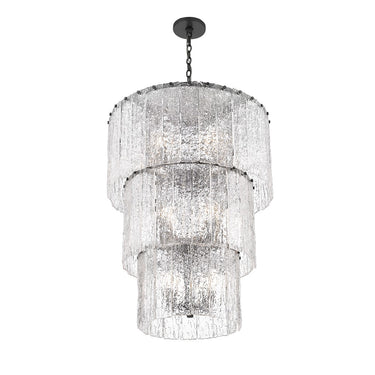 Z-Lite 27.5" Glacier 12 Light Chandelier image 4