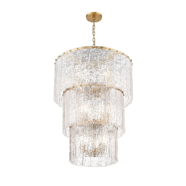 Z-Lite 27.5" Glacier 12 Light Chandelier image 5
