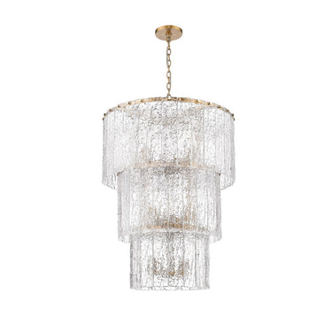 Z-Lite 27.5" Glacier 12 Light Chandelier image 9