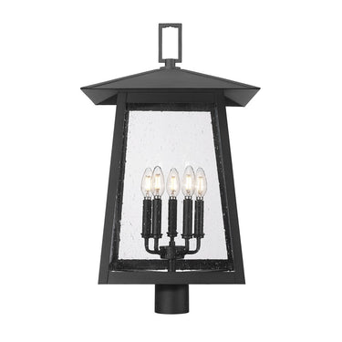 Z-Lite 27.5" High Rainer 5 Light Outdoor Post Mount Fixture image 1