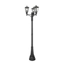 Z-Lite 27.5" Talbot Black 1 Light Outdoor Post Mount Fixture image 4