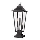 Z-Lite 27.75" High Gannon 3 Light Outdoor Pier Mounted Fixture image