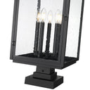 Z-Lite 27.75" High Hartwell 5 Light Outdoor Pier Mounted Fixture image 3