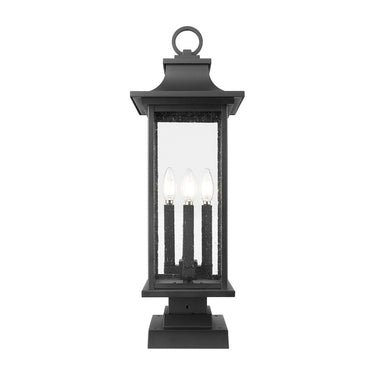 Z-Lite 27" High Tiberius 4 Light Outdoor Pier Mounted Fixture image 2