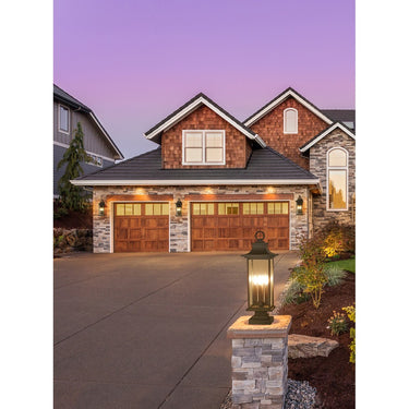 Z-Lite 27" High Tiberius 4 Light Outdoor Pier Mounted Fixture image 5