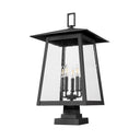 Z-Lite 28.5" High Rainer 5 Light Outdoor Pier Mounted Fixture image 4