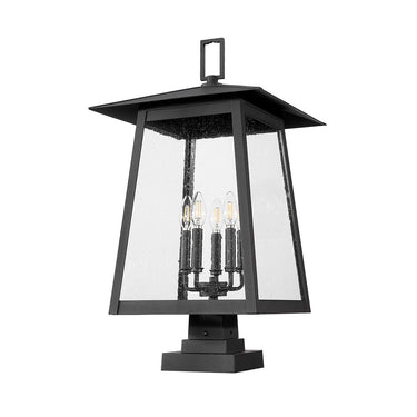 Z-Lite 28.5" High Rainer 5 Light Outdoor Pier Mounted Fixture image 4
