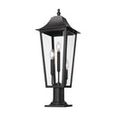 Z-Lite 28.75" High Gannon 3 Light Outdoor Pier Mounted Fixture image 1