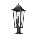 Z-Lite 28.75" High Gannon 3 Light Outdoor Pier Mounted Fixture image 4