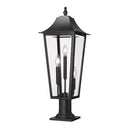 Z-Lite 28.75" High Gannon 3 Light Outdoor Pier Mounted Fixture image