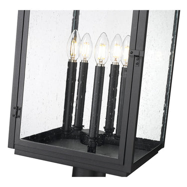 Z-Lite 28.75" High Hartwell 5 Light Outdoor Pier Mounted Fixture image 3