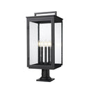 Z-Lite 28.75" High Hartwell 5 Light Outdoor Pier Mounted Fixture image