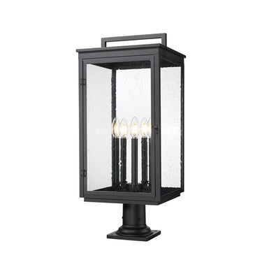 Z-Lite 28.75" High Hartwell 5 Light Outdoor Pier Mounted Fixture image